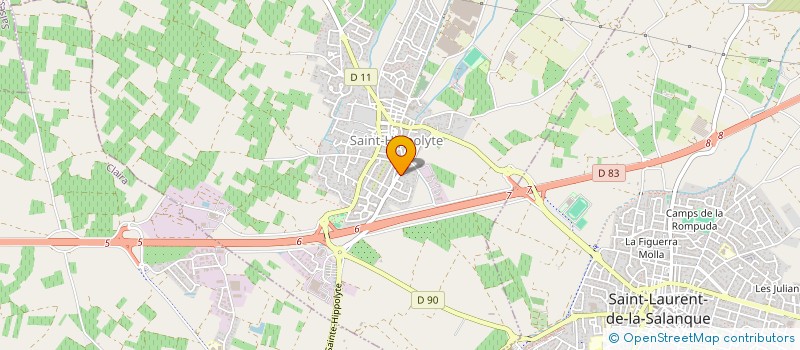 localisation de l'entreprise RHEASILVIA  SAINT-HIPPOLYTE