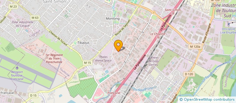 localisation de l'entreprise RHEBECCA à TOULOUSE