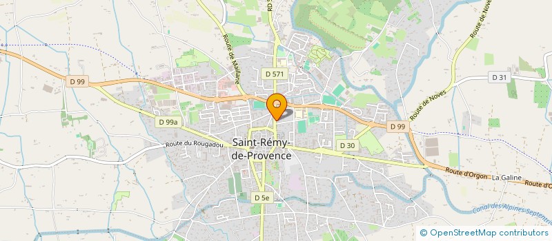 localisation de l'entreprise RHEDVA à SAINT-REMY-DE-PROVENCE