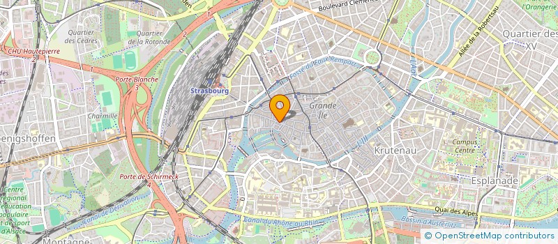 localisation de l'entreprise RHEINBRUECKE CONSULTING à STRASBOURG