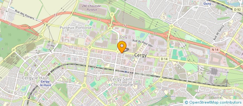 localisation de l'entreprise RHEMA DRIVE  CERGY