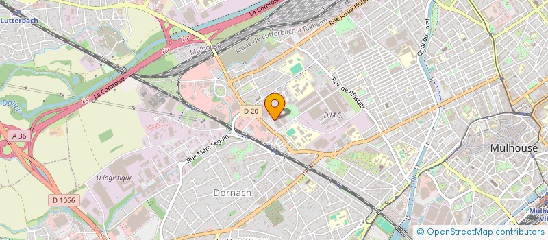 localisation de l'entreprise RHENAFI à MULHOUSE