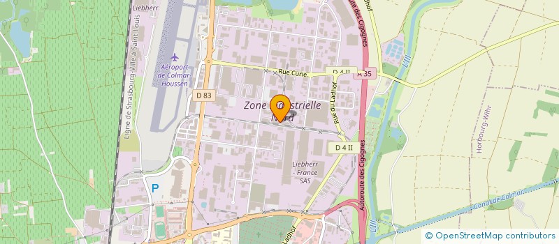 localisation de l'entreprise RHENALLIANCE  COLMAR