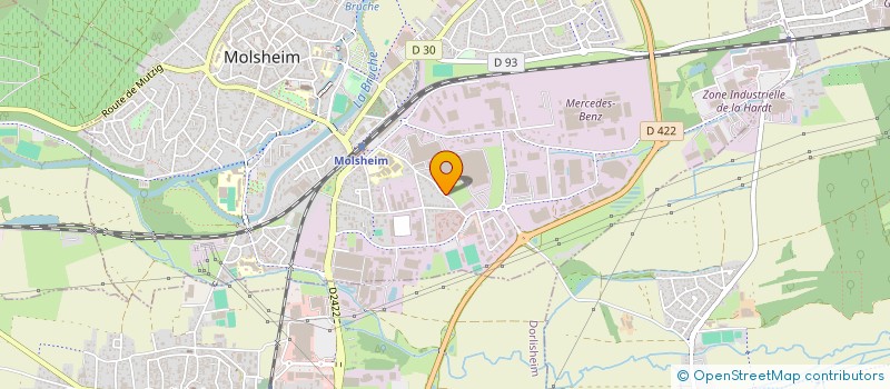 localisation de l'entreprise RHENANE LOCATION  MOLSHEIM