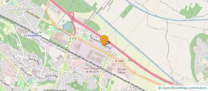localisation de l'entreprise RHENUS CONTRACT LOGISTICS LYON SAS à VAULX-MILIEU
