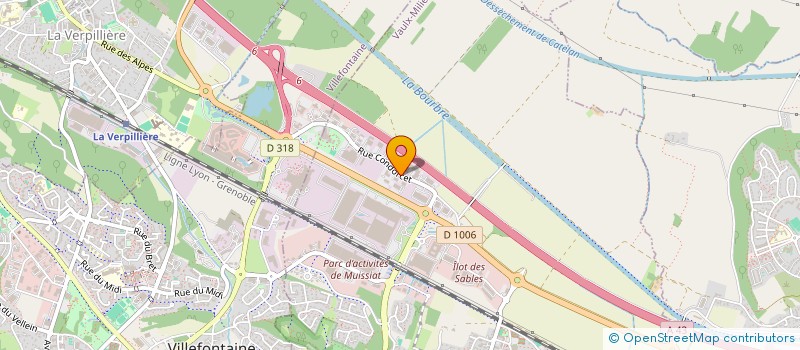 localisation de l'entreprise RHENUS CONTRACT LOGISTICS PARIS SAS à VAULX-MILIEU