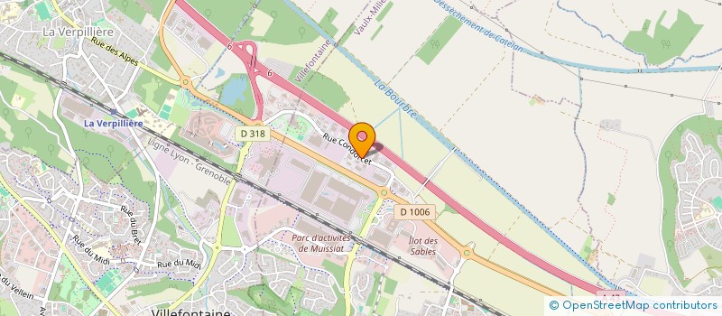 localisation de l'entreprise RHENUS LOGISTICS GRETZ à VAULX-MILIEU