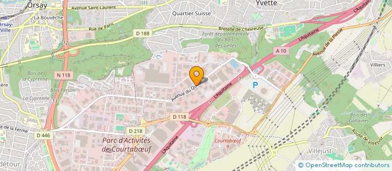 localisation de l'entreprise RHEO à VILLEBON-SUR-YVETTE