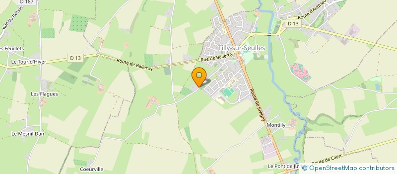 localisation de l'entreprise RHEOLI IMMO  TILLY-SUR-SEULLES