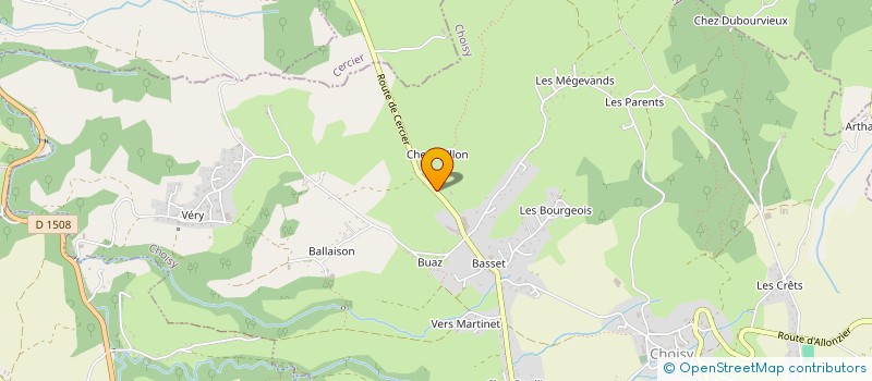 localisation de l'entreprise RHEOLOGIK à CHOISY