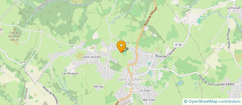 localisation de l'entreprise RHEOSYS MDS à SAINT-LAURENT-D'AGNY