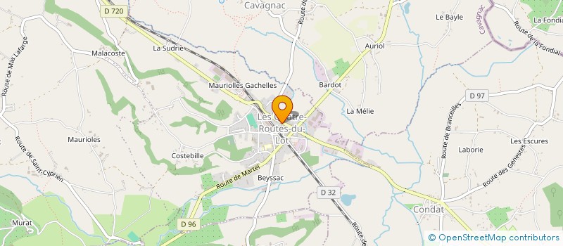 localisation de l'entreprise RHESUS  LE VIGNON-EN-QUERCY