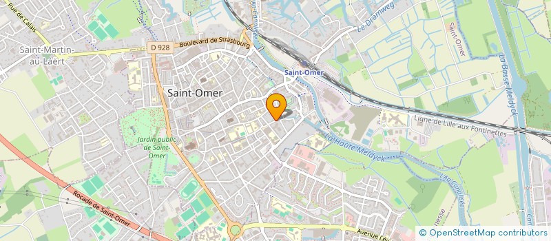 localisation de l'entreprise RHESUS  SAINT-OMER