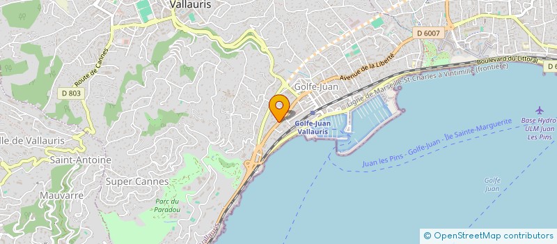 localisation de l'entreprise RHETORICA à NICE