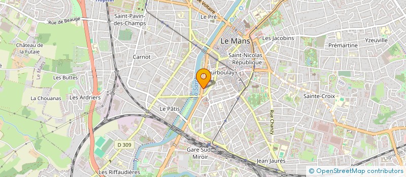 localisation de l'entreprise RHETORIKE  LE MANS