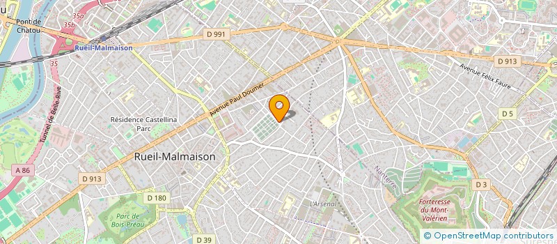 localisation de l'entreprise RHEUNE ET ASSOCIES à RUEIL-MALMAISON