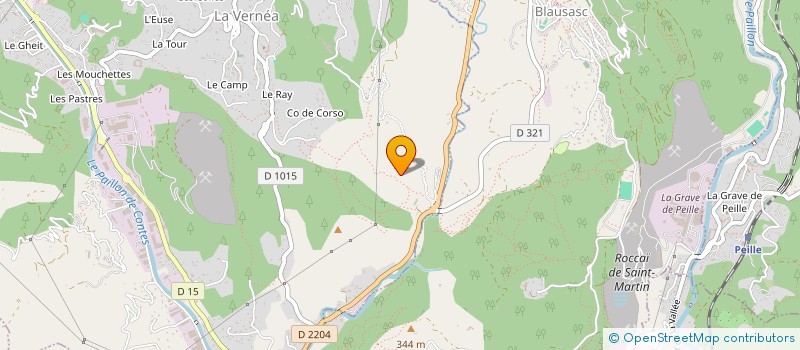 localisation de l'entreprise RHEVOLUTION  CONTES