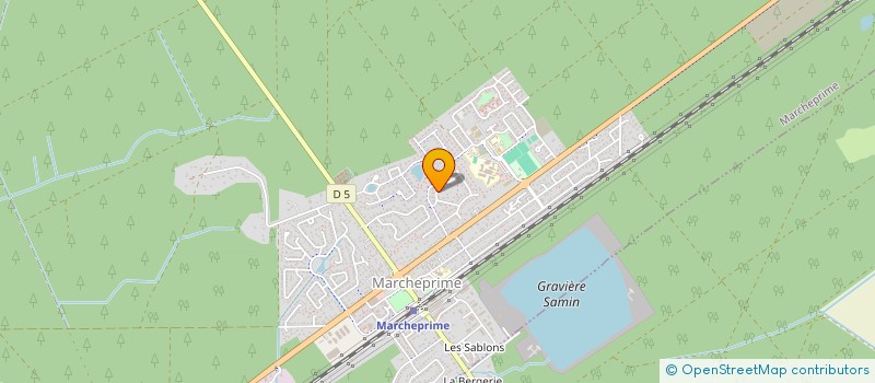 localisation de l'entreprise RHG SUP  MARCHEPRIME