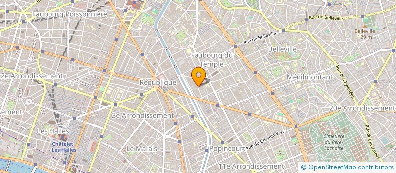 localisation de l'entreprise RHI TRANSPORT  PARIS