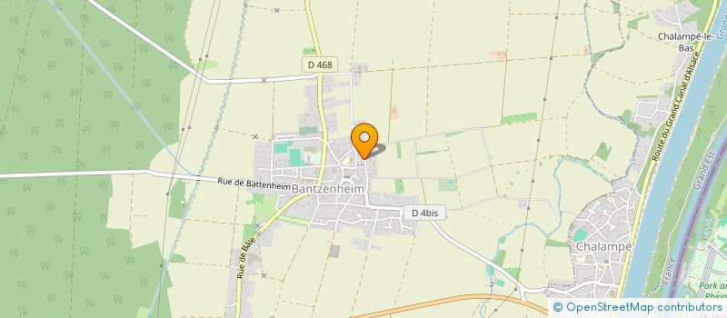 localisation de l'entreprise RHIN -COMBINER  BANTZENHEIM