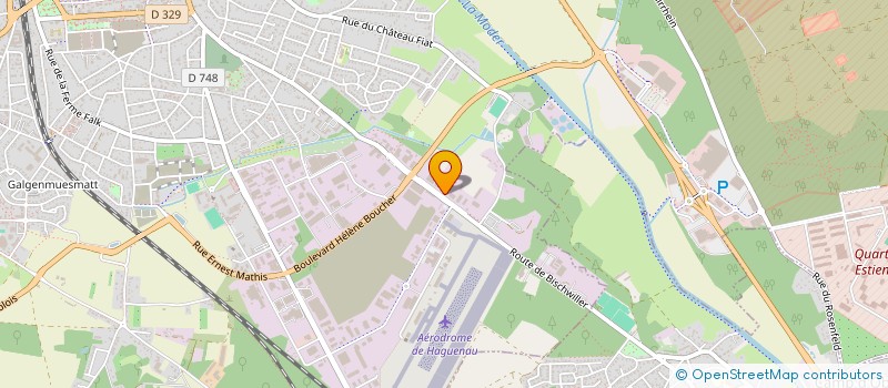 localisation de l'entreprise RHIN ENERGIES  HAGUENAU