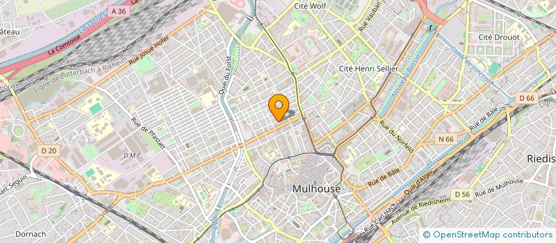 localisation de l'entreprise RHIN RENOV  MULHOUSE