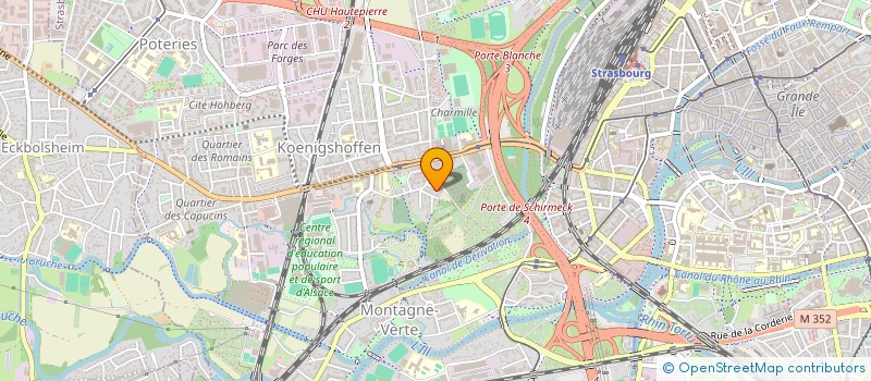 localisation de l'entreprise RHIN SAFE à STRASBOURG