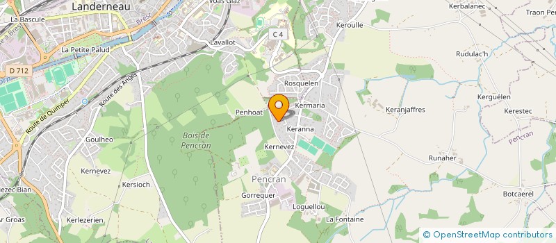 localisation de l'entreprise RHINANGE  PENCRAN