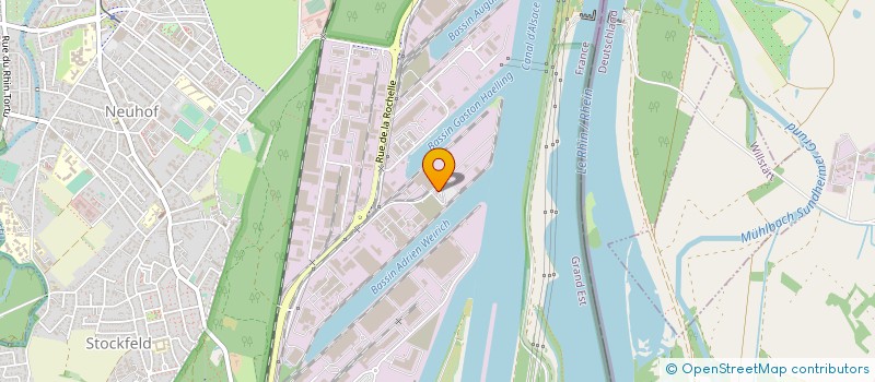 localisation de l'entreprise RHINE EUROPE TERMINALS à STRASBOURG