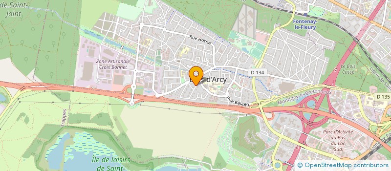 localisation de l'entreprise RHINGSART STUDIO  BOIS-D'ARCY