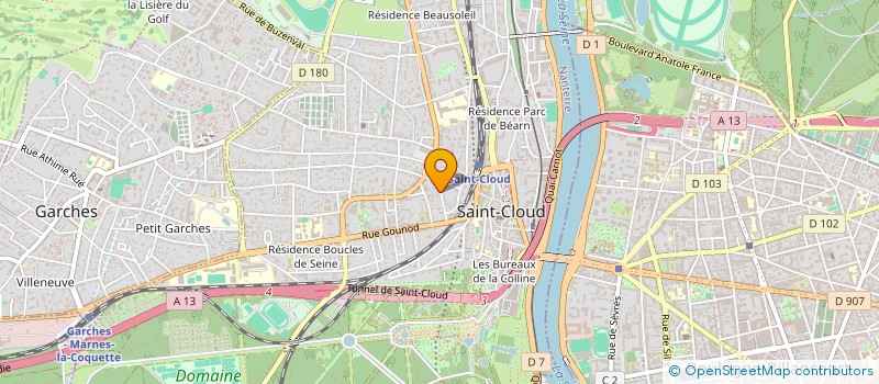 localisation de l'entreprise RHINO à SAINT-CLOUD