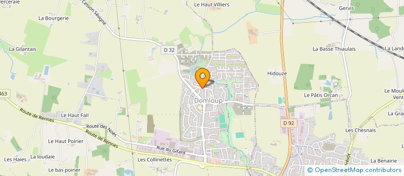 localisation de l'entreprise RHINO EVENT  ROULLET SAINT ESTEPHE