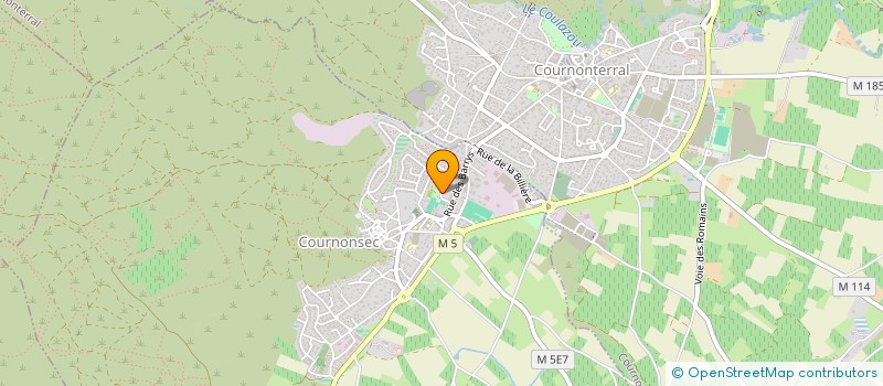 localisation de l'entreprise RHINO FACADES  COURNONTERRAL