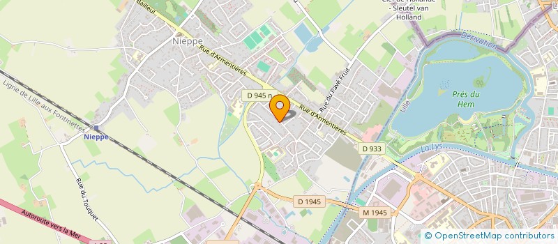 localisation de l'entreprise RHINO MACHINES à ARMENTIERES