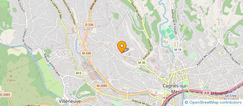 localisation de l'entreprise RHINO PRODUCTION à CAGNES-SUR-MER