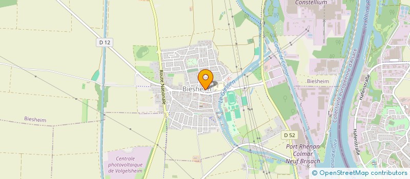 localisation de l'entreprise RHINO'SPACE  BIESHEIM