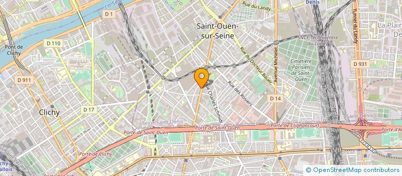 localisation de l'entreprise RHINO TOSSI PRODUZIONE à SAINT-OUEN-SUR-SEINE