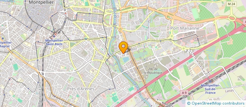 localisation de l'entreprise RHINOCEROS à MONTPELLIER