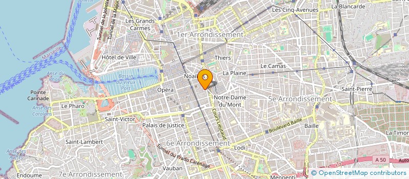 localisation de l'entreprise RHINOCEROS à MARSEILLE 1