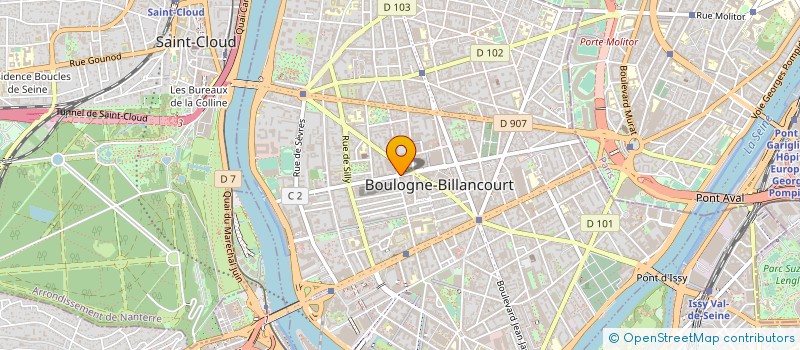 localisation de l'entreprise RHIS SOLUTIONS à BOULOGNE-BILLANCOURT