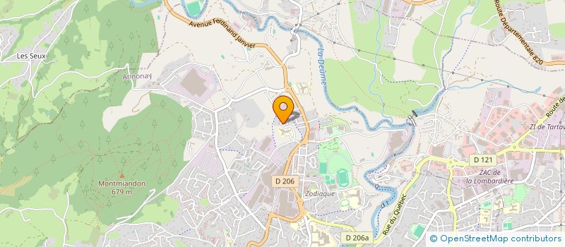 localisation de l'entreprise RHIT BATIMENT  ANNONAY