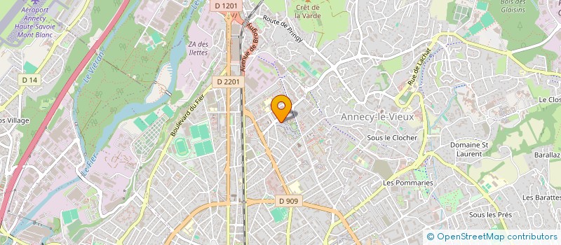 localisation de l'entreprise RHIVELI  ANNECY