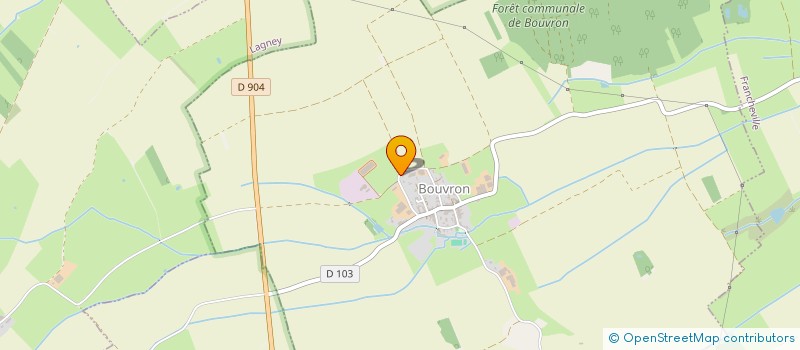 localisation de l'entreprise RHIZHOME  BOUVRON