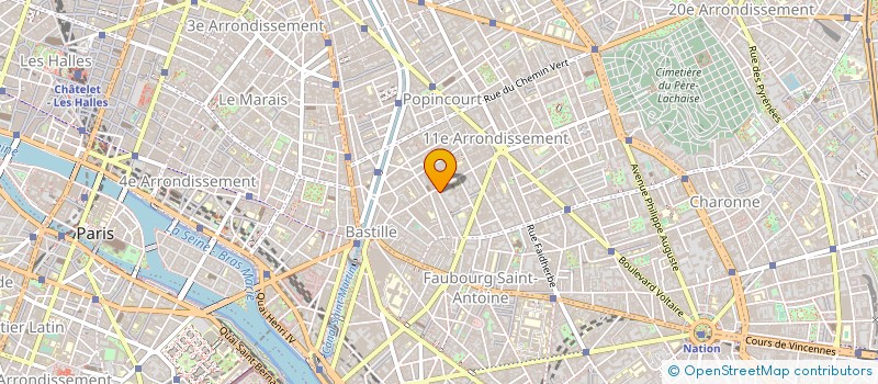 localisation de l'entreprise RHIZOME  PARIS