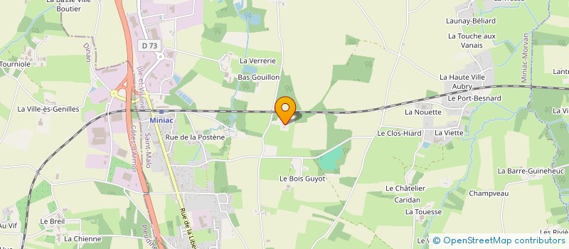 localisation de l'entreprise RHIZOME  MINIAC-MORVAN