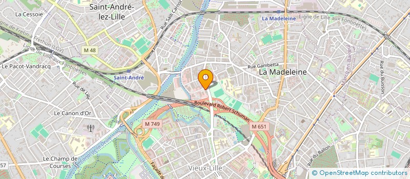 localisation de l'entreprise RHIZOME IT à LA MADELEINE