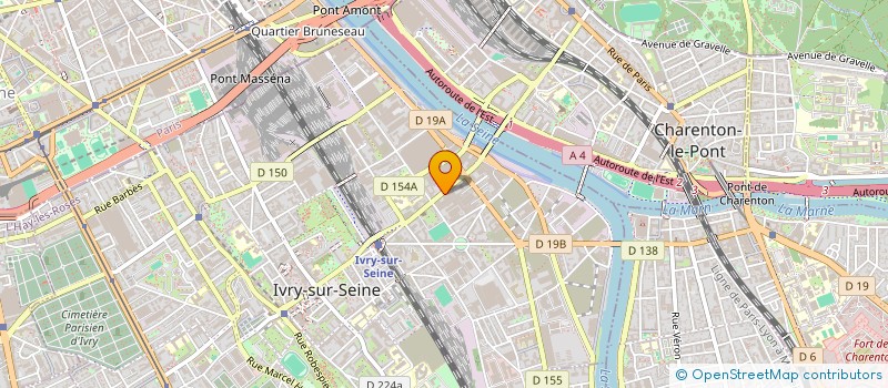 localisation de l'entreprise RHIZOMIX  IVRY-SUR-SEINE