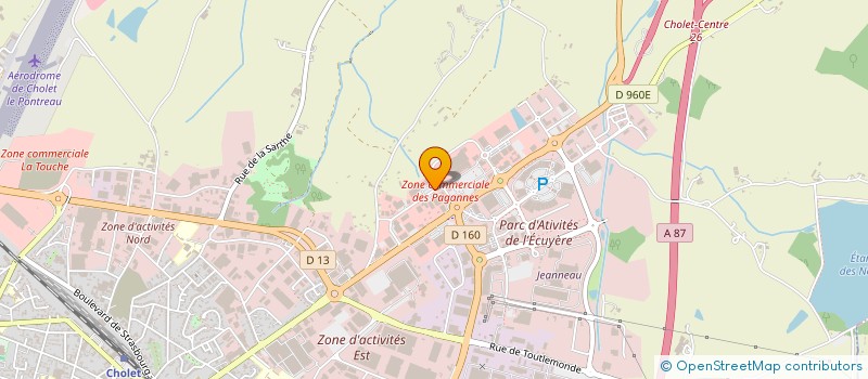 localisation de l'entreprise RHK à CHOLET