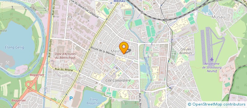 localisation de l'entreprise RHK FINANCE à STRASBOURG