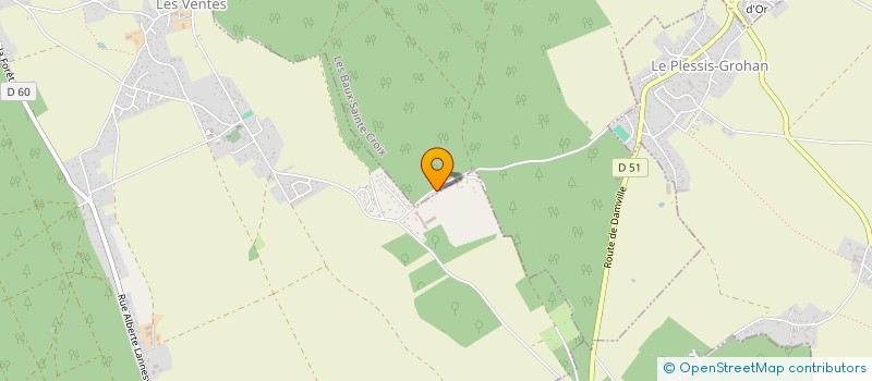 localisation de l'entreprise RHL  LES VENTES